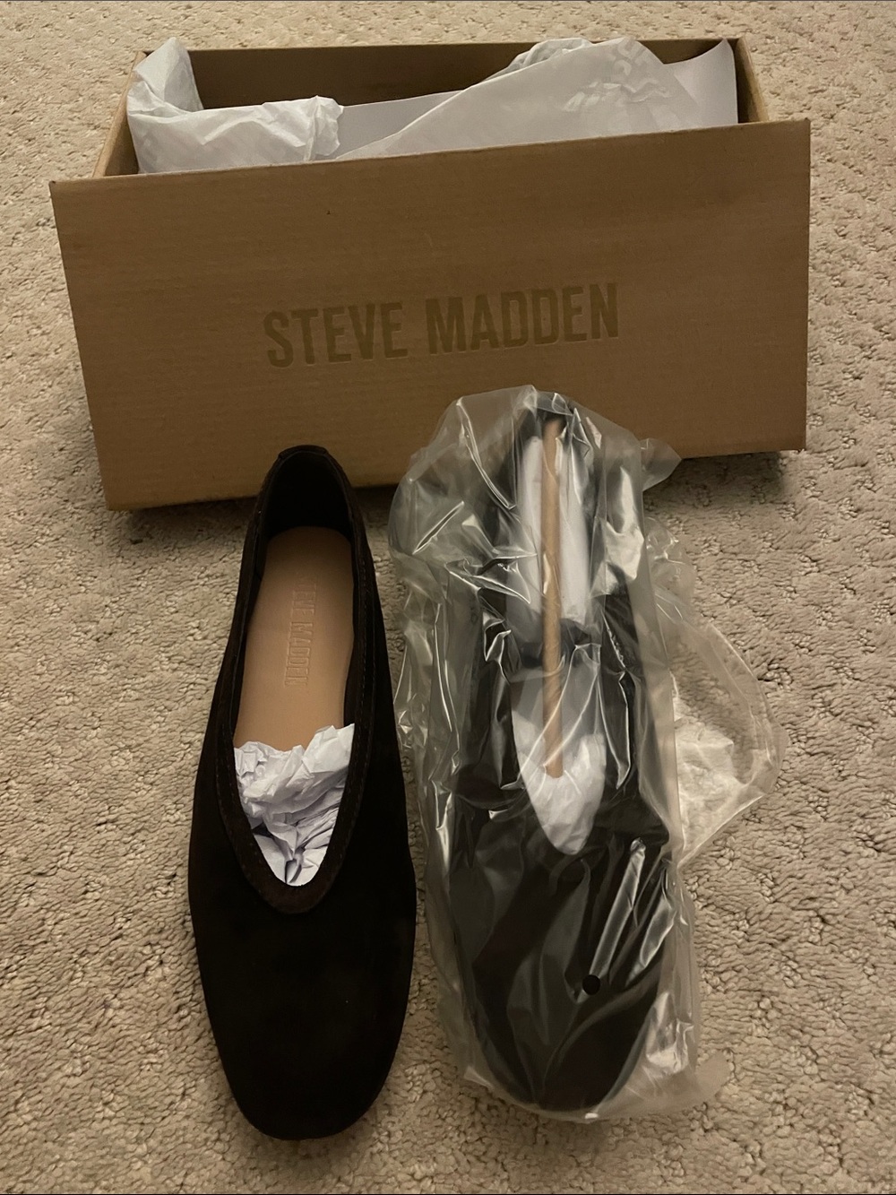 Steve Madden Black Suede Men’s Slip-On Loafers